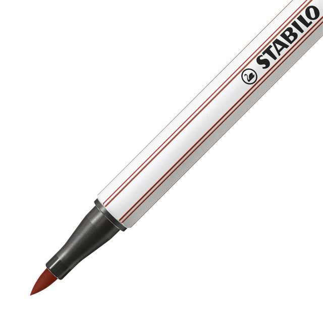 Brushstift STABILO Pen 568/75 sienna (per 10 stuks)