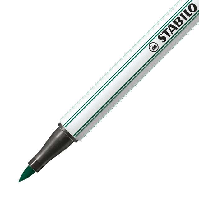 Brushstift STABILO Pen 568/53 turquoisegroen (per 10 stuks)