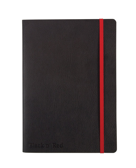Notitieboek Oxford Black n' Red A5 business journal 72vel lijn