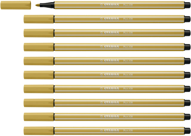 Viltstift STABILO Pen 68/66 khaki