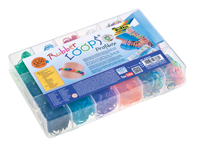 Rubberloops set Folia 3200-delig