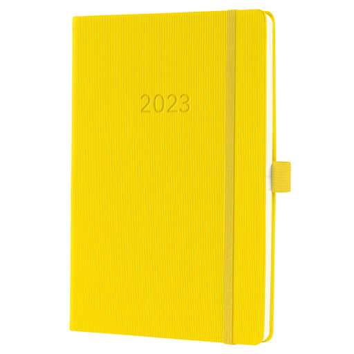 Agenda 2023 Sigel Conceptum A5 7dagen/2pagina's citroen geel
