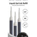 Gelschrijvervulling Pentel LR7 Energel 0.4mm zwart set à 3 stuks