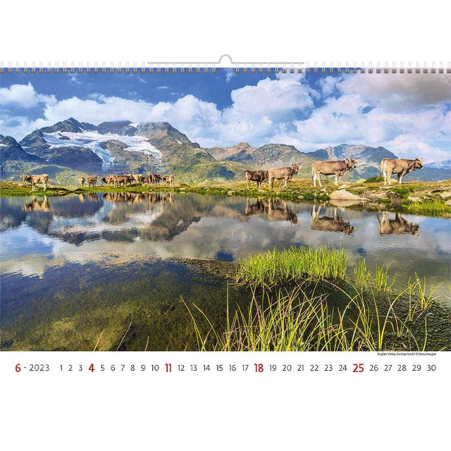 Kalender 2023 Helma 365 45x31.5cm Alpen