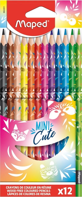 Kleurpotloden Maped Mini Cute set à 12 kleuren