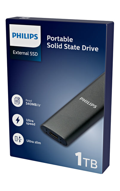 SSD Philips extern ultra speed space grey 1TB