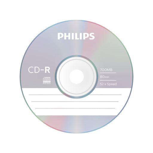 CD-R Philips 80Min 700MB 52x SP (50)