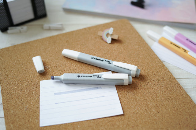 Markeerstift STABILO Swing Cool 275/194 pastel mistig grijs (per 10 stuks)