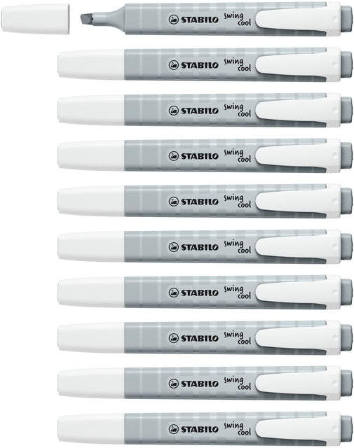 Markeerstift STABILO Swing Cool 275/194 pastel mistig grijs (per 10 stuks)