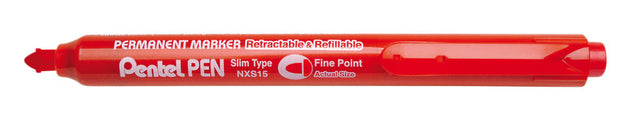 Viltstift Pentel NXS15 rood 1mm (per 12 stuks)