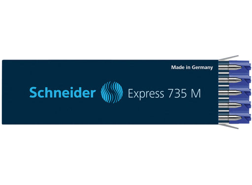 Balpenvulling Schneider Express 735 M blauw (per 10 stuks)