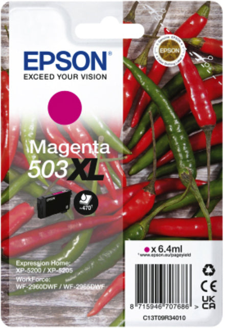 Inktcartridge Epson 503XL T09R34 rood