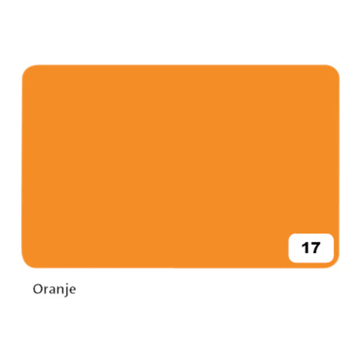 Fotokarton Folia 2zijdig 50x70cm 300gr nr17 oranje (per 10 stuks)