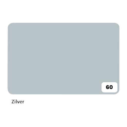 Fotokarton Folia 2zijdig 50x70cm 300gr nr60 zilver (per 10 stuks)