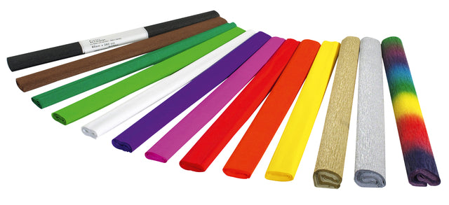 Crepepapier Folia rol 250x50cm nr9126 zilver