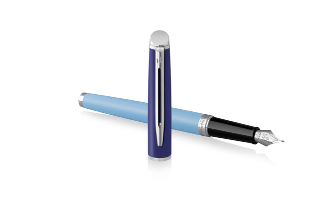 Vulpen Waterman Hémisphère Colour Blocking blauw CT medium