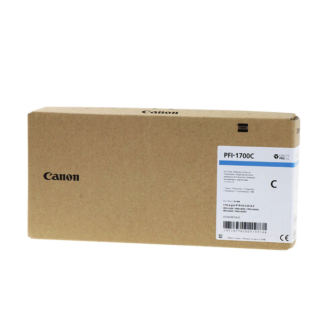 Inktcartridge Canon PFI-1700 blauw