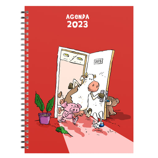 Agenda 2023 170x230 bureau wire-o 7dagen/2pagina's Ritstier