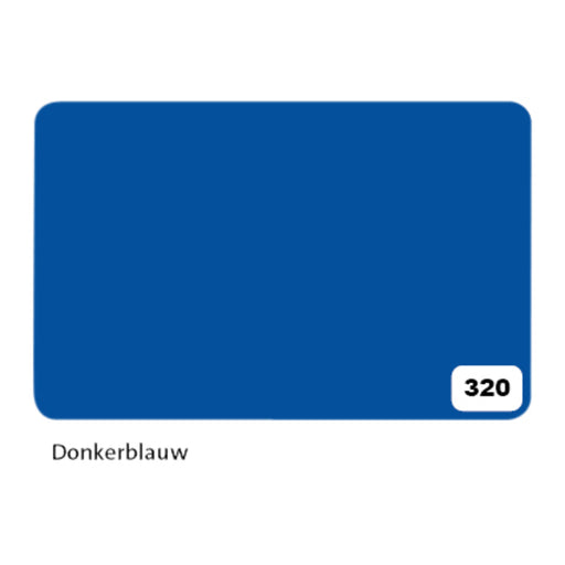 Etalagekarton folia 48x68cm 380gr nr320 donkerblauw (per 10 stuks)