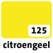 Etalagekarton folia 48x68cm 380gr nr125 geel (per 10 stuks)