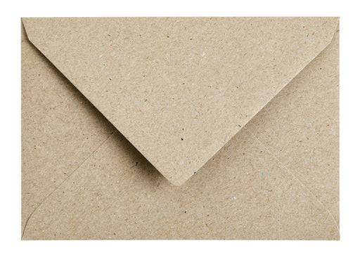 Envelop Papicolor C6 114x162mm kraft grijs