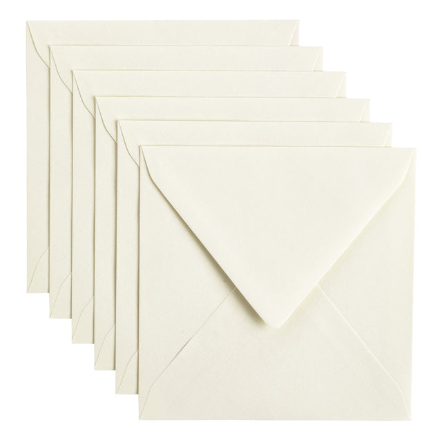 Envelop Papicolor 140x140mm anjerwit