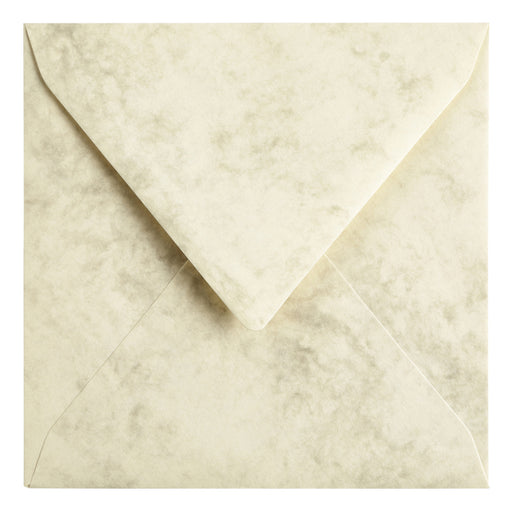 Envelop Papicolor 140x140mm marble Ivoor