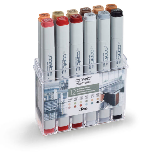 Copic Marker Architecture Set (12)