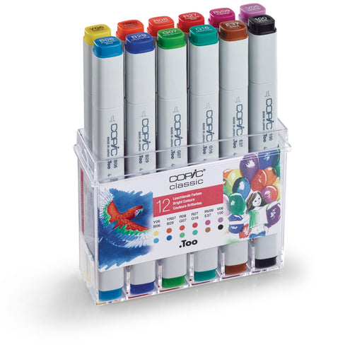 Copic Marker Bright Set (12)