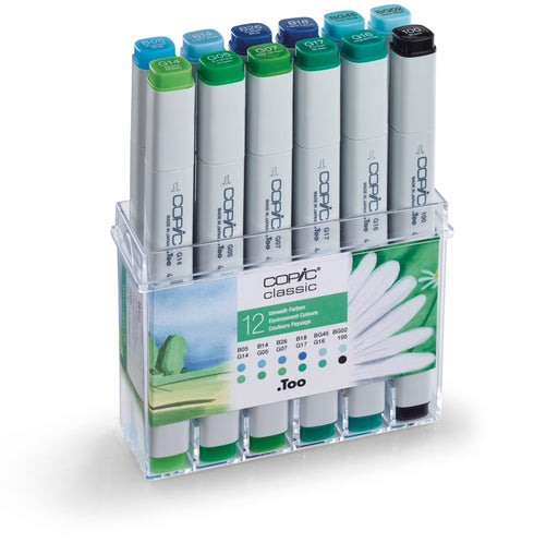 Copic Marker Environmental Set (12)