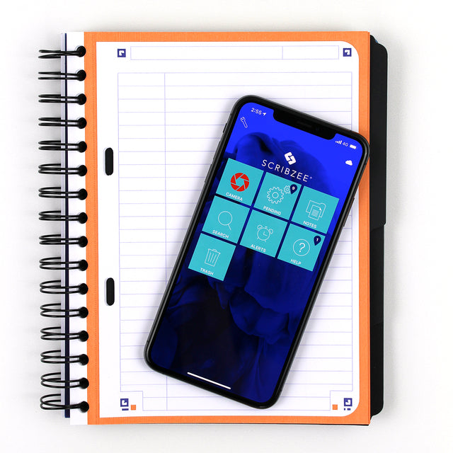 Projectboek Oxford School A5+ 6-gaats lijn 120vel blauw