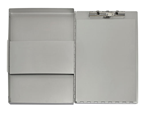 Klembordkoffer MAUL Assist A4 staand zijopening aluminium