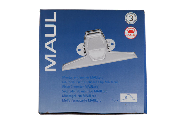 Papierklem MAUL Pro 125mm capaciteit 20mm (per 10 stuks)