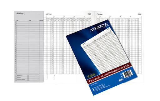 Jaarplanner 2022 Atlanta personeel- en activiteitenplanner