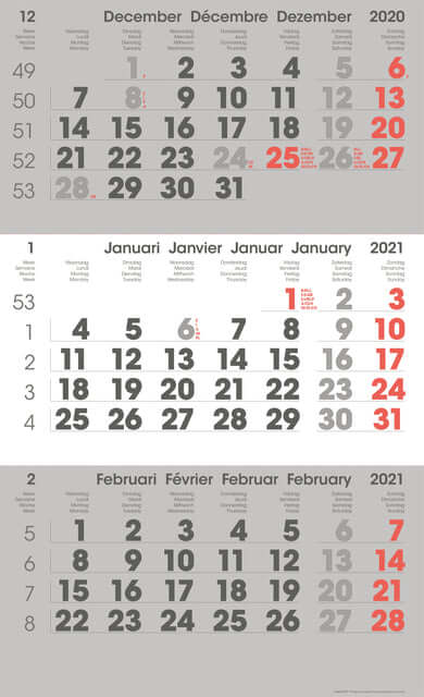 3-Maandskalender 2023 Manager