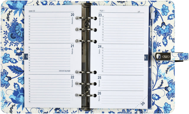 Agenda 2021-2022 organizer Kalpa Personal Standaard Bloem Delfts blauw