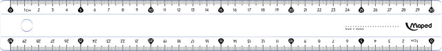 Liniaal Maped classic 30cm (per 25 stuks)