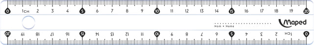 Liniaal Maped classic 20cm (per 30 stuks)