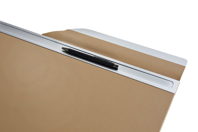 Onderlegger Sigel Smartstyle 600x440mm cognac/zilvergrijs