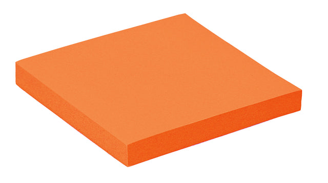 Memoblok Quantore 76x76mm neon oranje (per 6 stuks)
