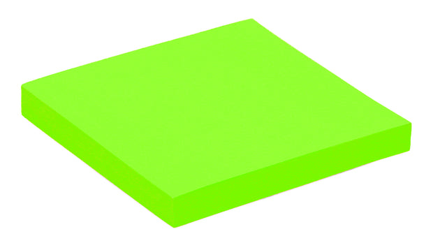 Memoblok Quantore 76x76mm neon groen (per 6 stuks)