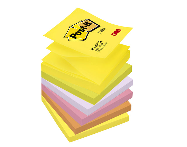 Memoblok 3M Post-it Z-Note R330 76x76mm neon rainbow