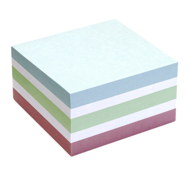 Memoblok Info Notes kubus 75x75mm pastel assorti 400vel