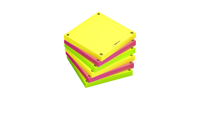 Memoblok Oxford Spot Notes 75x75mm assorti