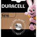 Batterij Duracell knoopcel 1xCR1616 lithium Ø16mm 3V-50mAh