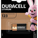 Batterij Duracell 1xCR123 high power lithium