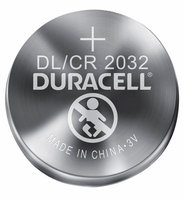 Batterij Duracell knoopcel 4xCR2032 lithium Ø20mm 3V-180mAh