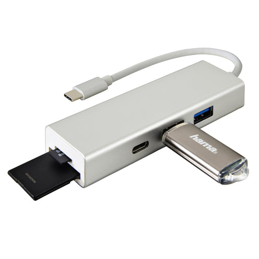 Hub Hama 3.1 USB-C naar USB-A 2x + USB-C + kaartlezer