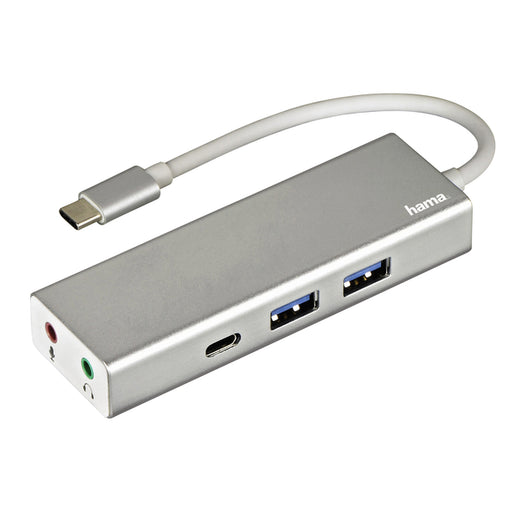 Hub Hama 3.1 USB-C naar USB-A + USB-C + 3,5mm-audio