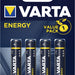 Batterij Varta energy 4xAAA